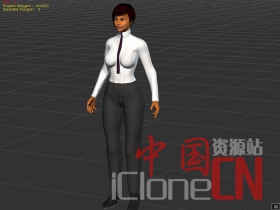 iCloneɫְҵŮ02